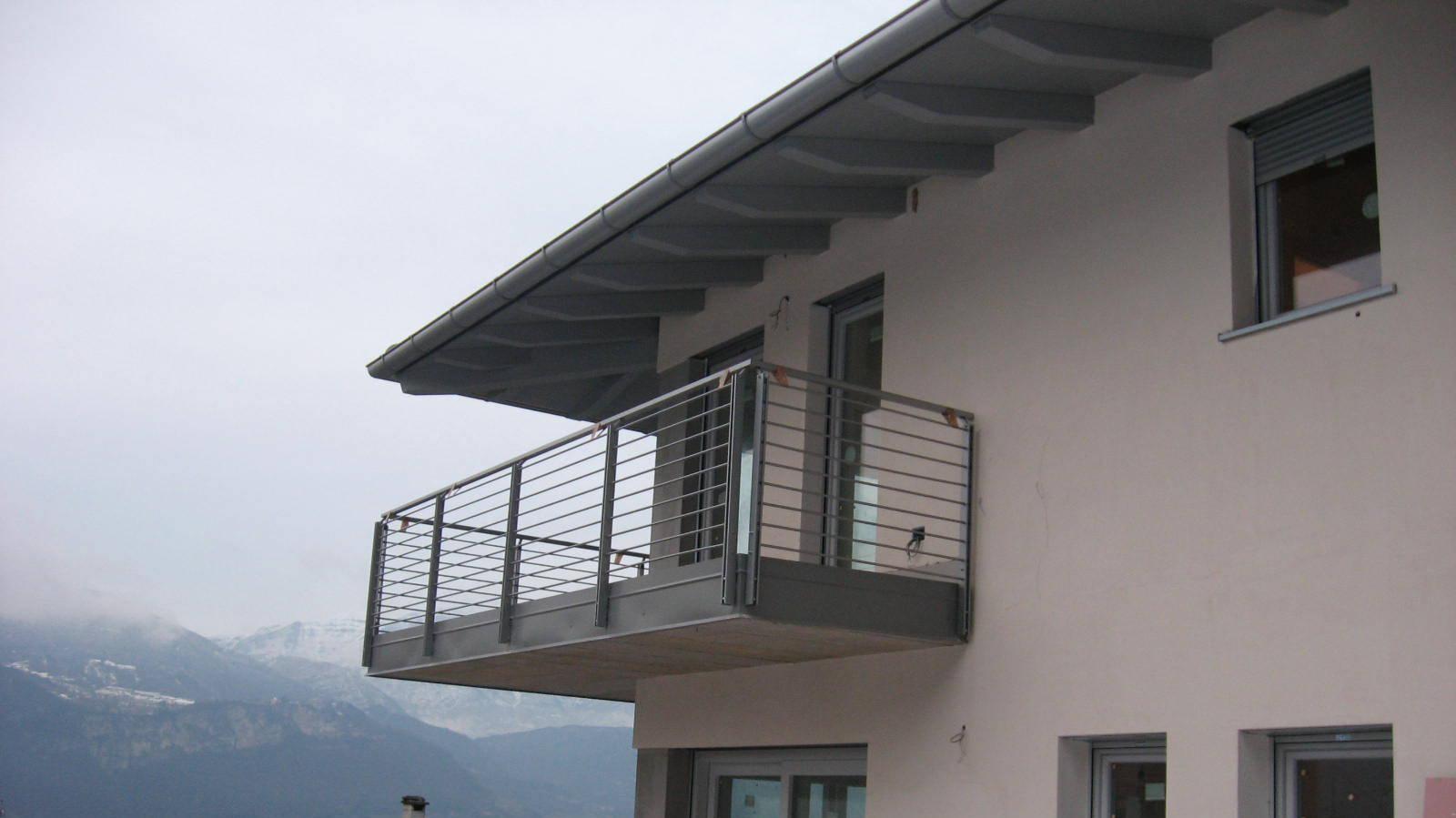 Balconi in legno alluminio